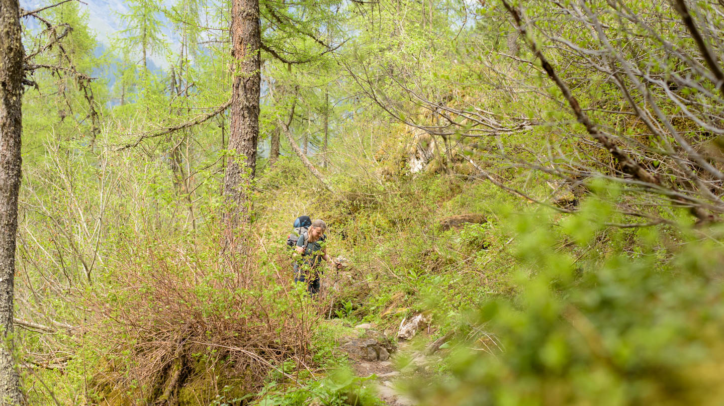 Aufstieg zur Doldenhornhütte